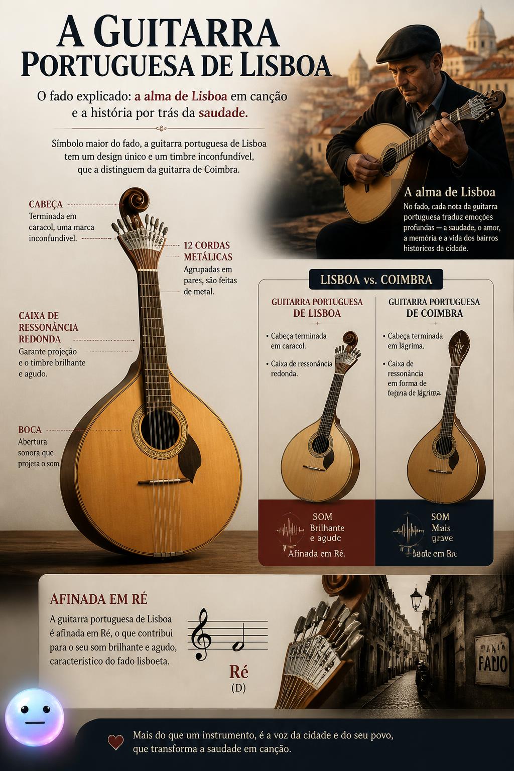 A guitarra portuguesa de Lisboa