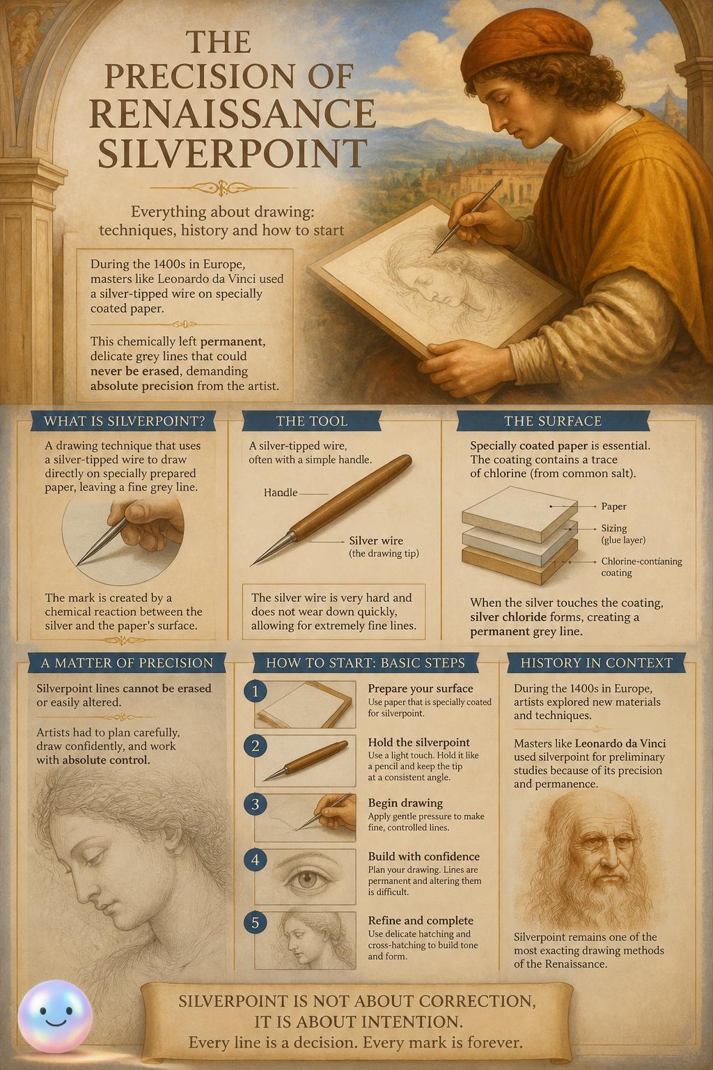 The precision of Renaissance silverpoint