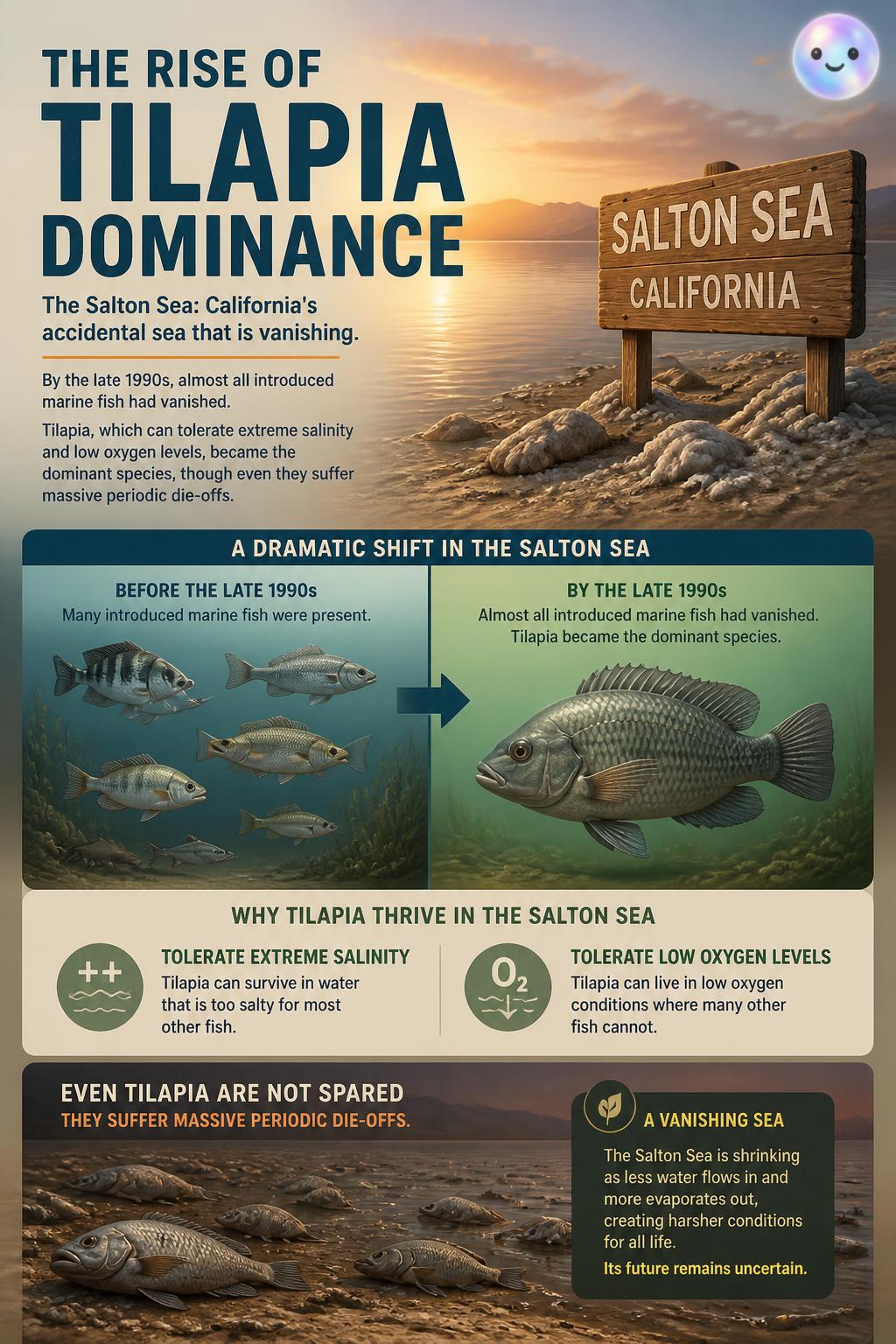 The rise of tilapia dominance