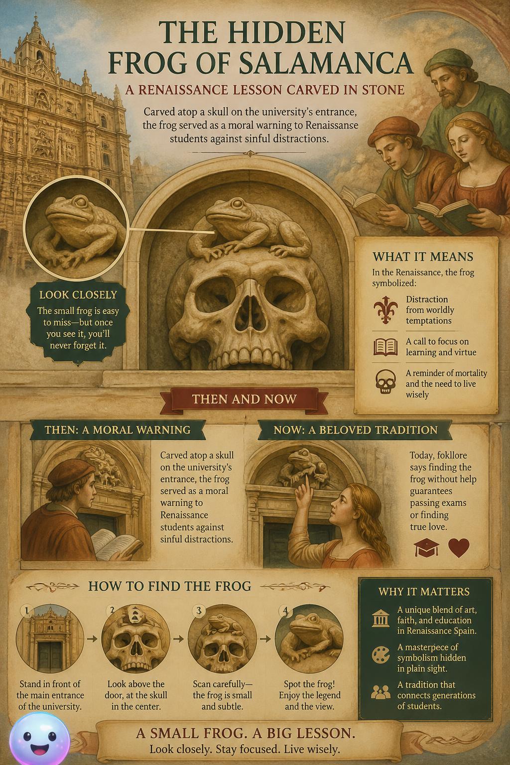 The hidden frog of Salamanca