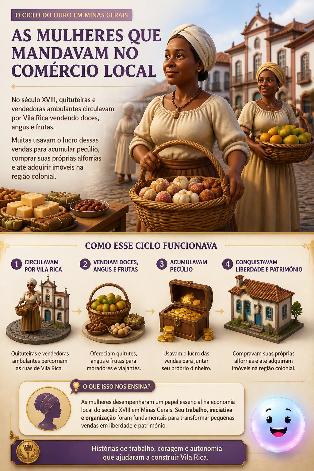 As mulheres que mandavam no comércio local