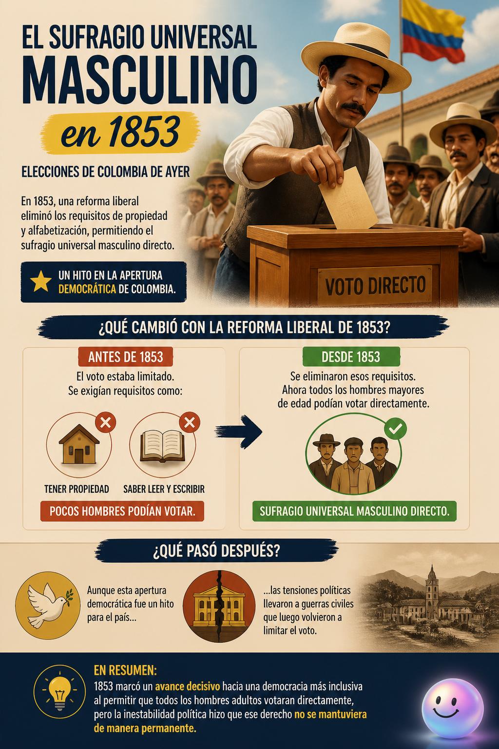 El sufragio universal masculino en 1853