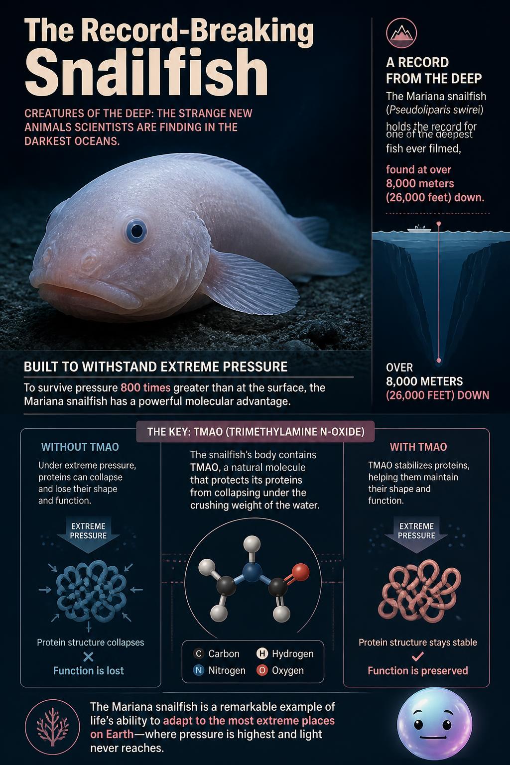 The record-breaking snailfish