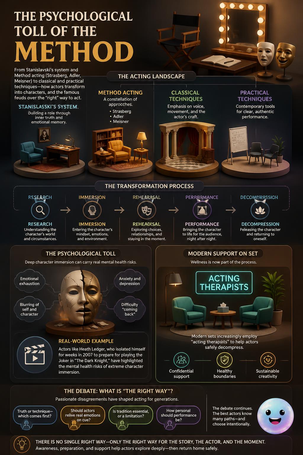 The psychological toll of the Method