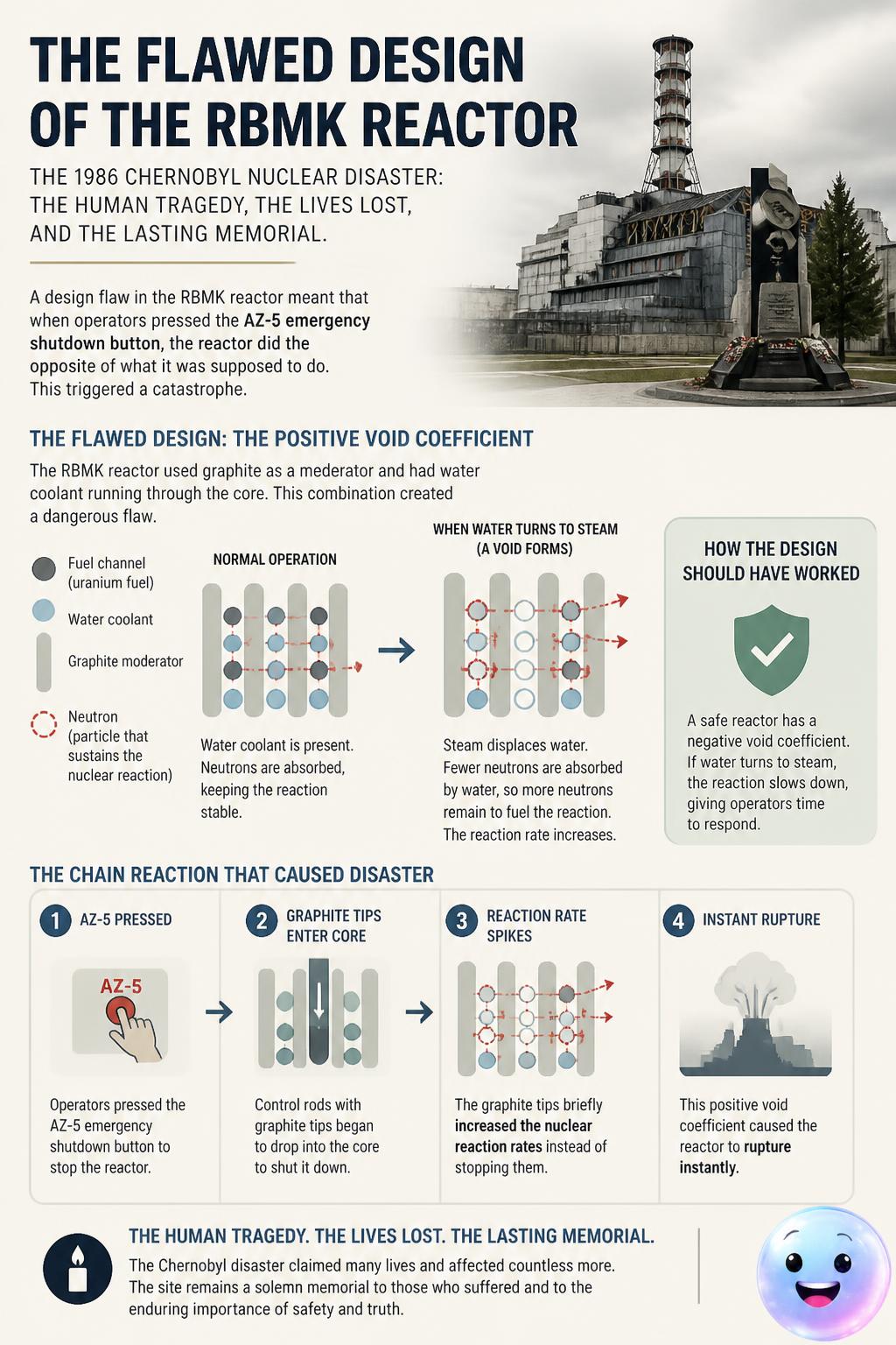 The flawed design of the RBMK reactor
