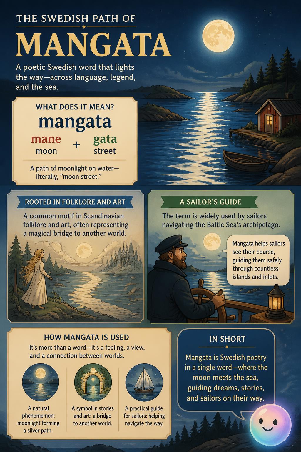 The Swedish path of mangata