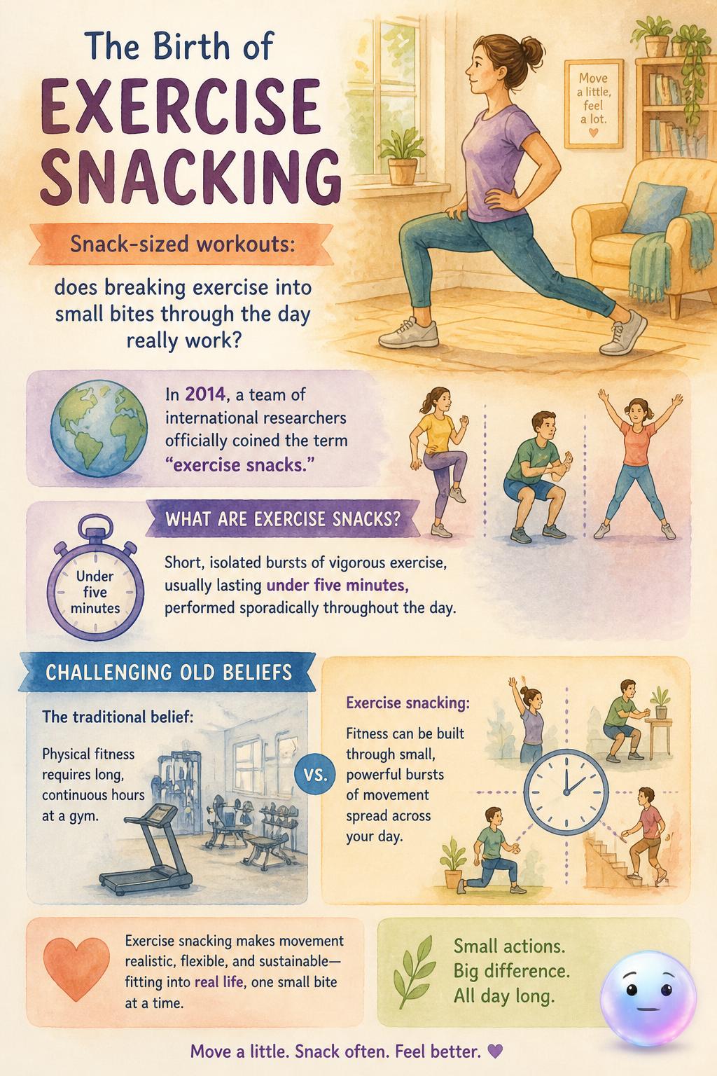 The birth of exercise snacking
