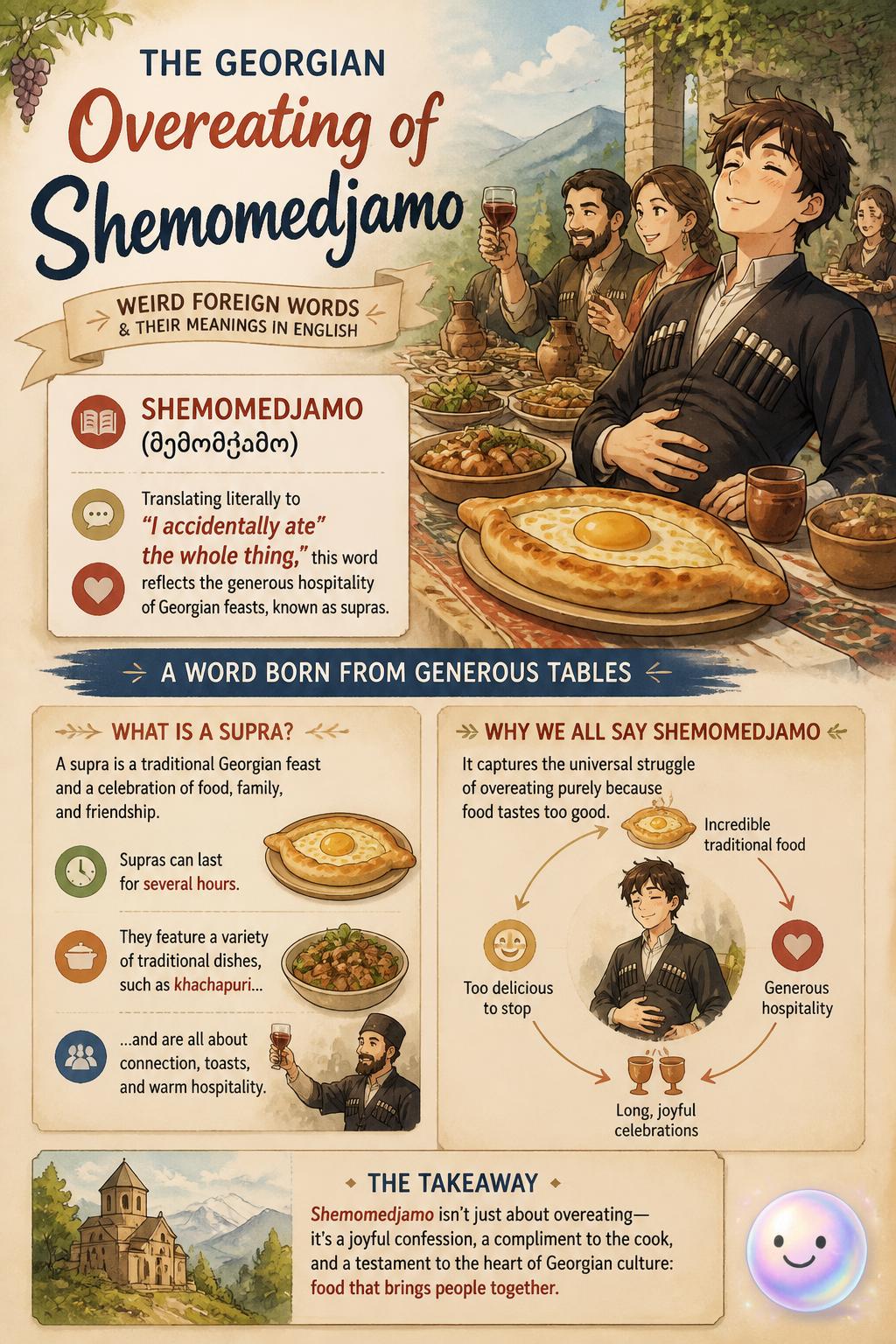 The Georgian overeating of shemomedjamo