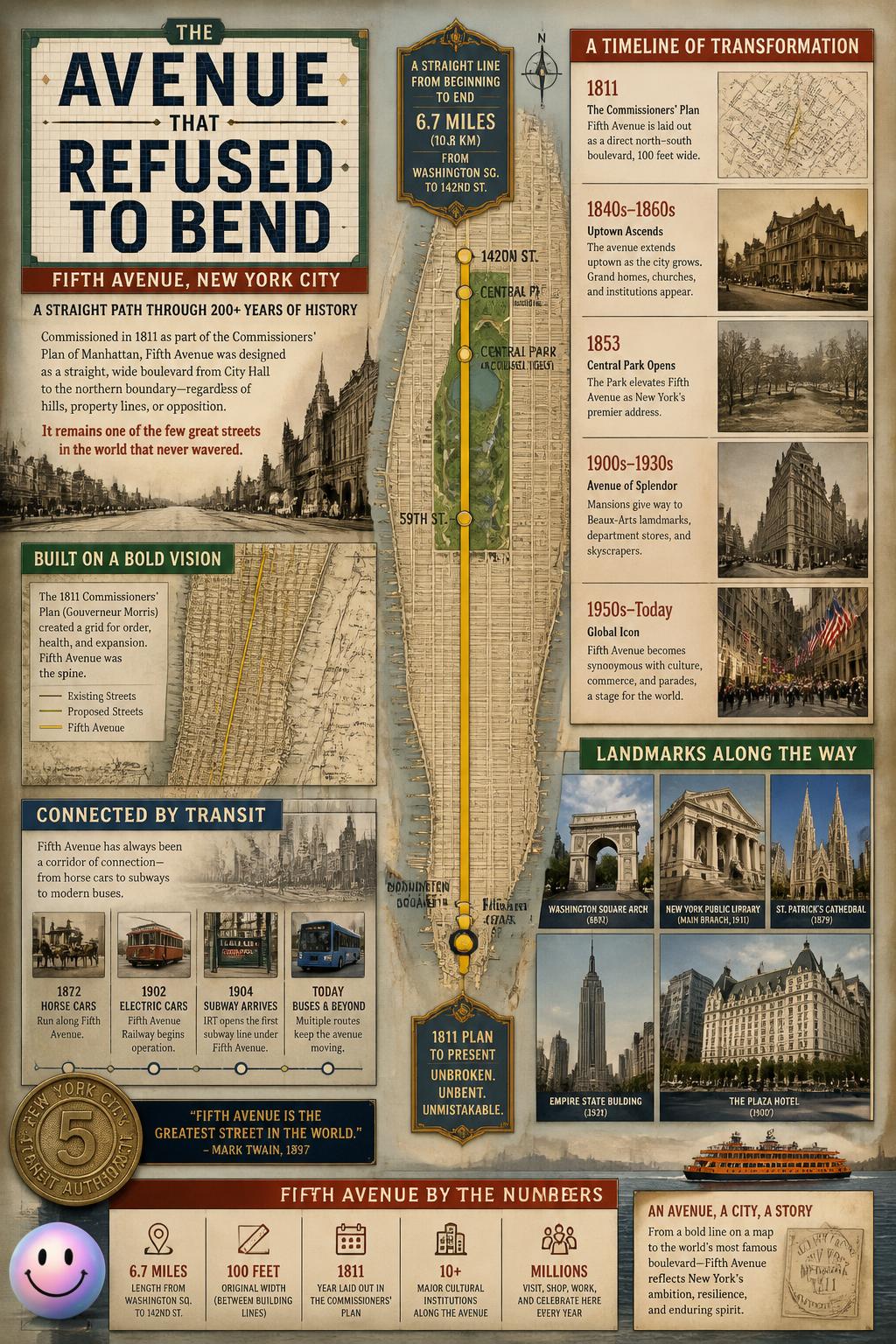 The avenue that refused to bend