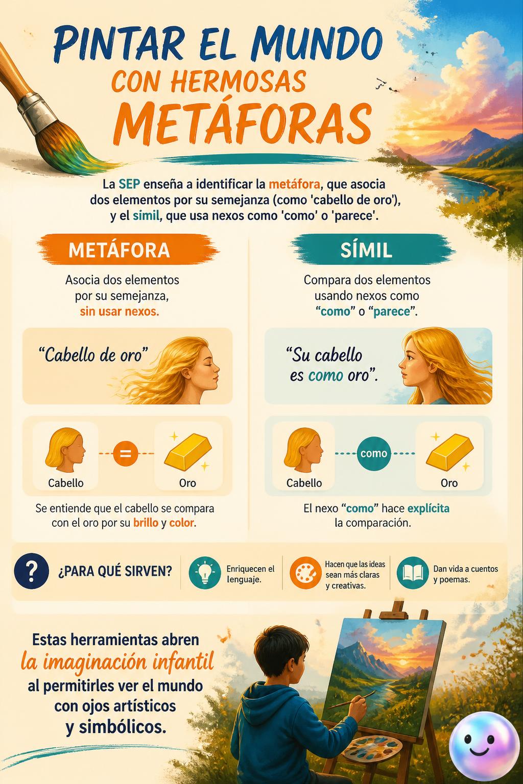 Pintar el mundo con hermosas metáforas