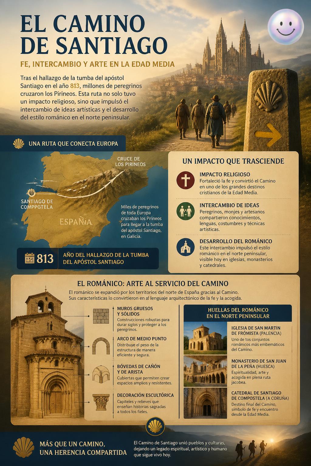 El Camino de Santiago medieval
