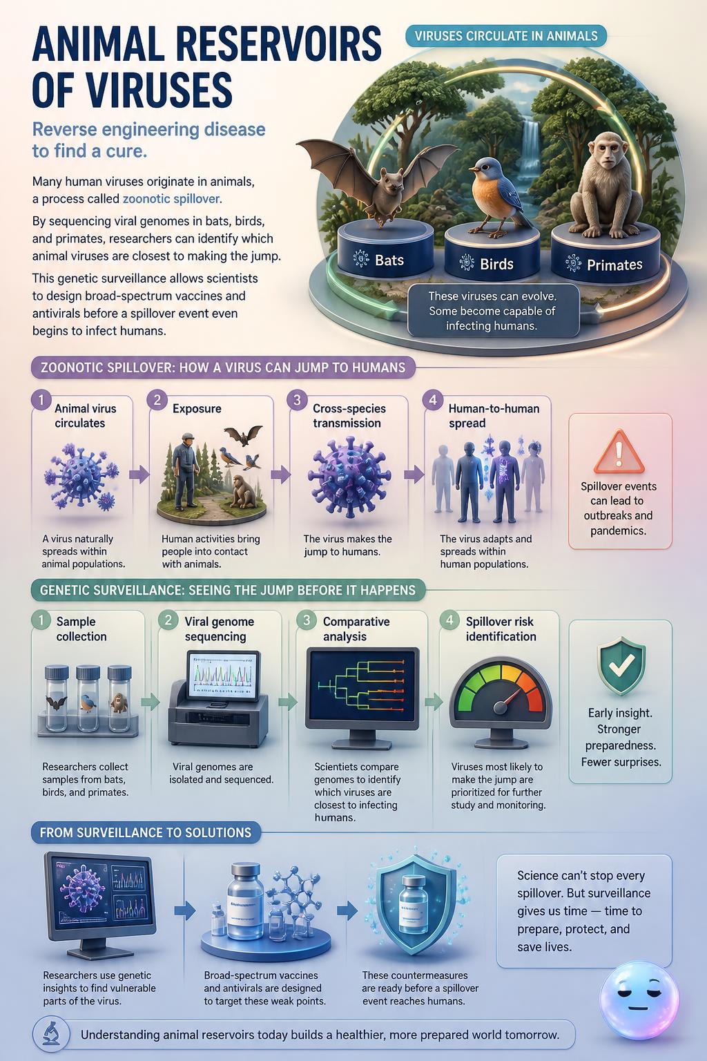 The animal reservoirs of viruses