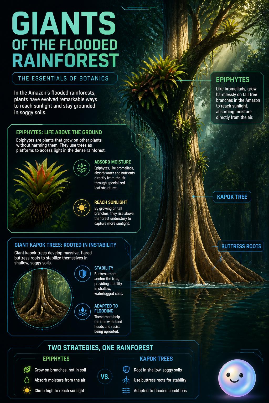 Giants of the flooded rainforest