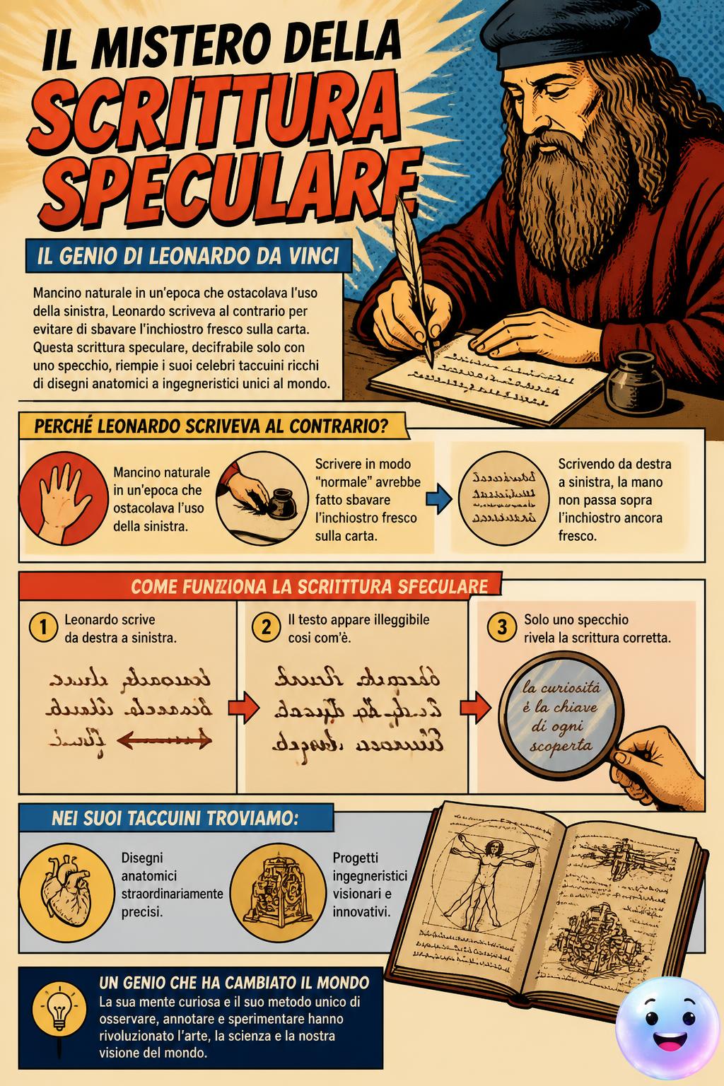 Il mistero della scrittura speculare