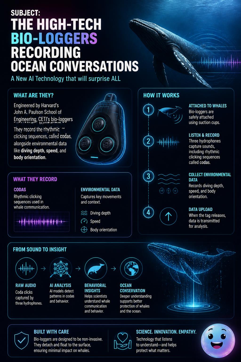 The high-tech bio-loggers recording ocean conversations