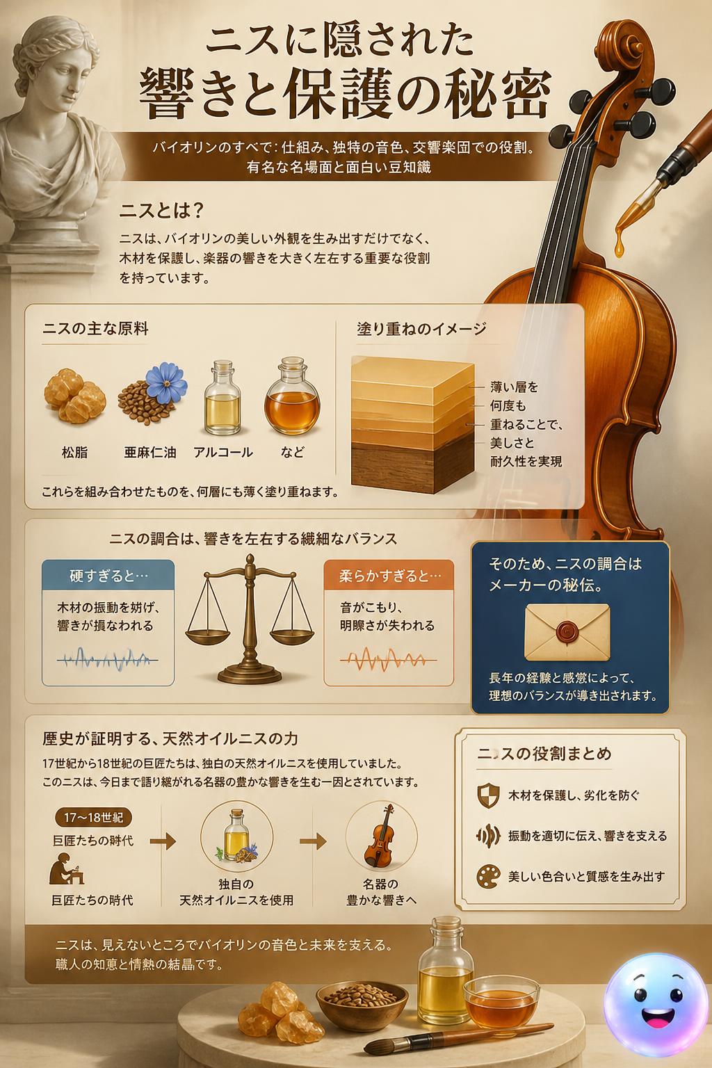 ニスに隠された響きと保護の秘密