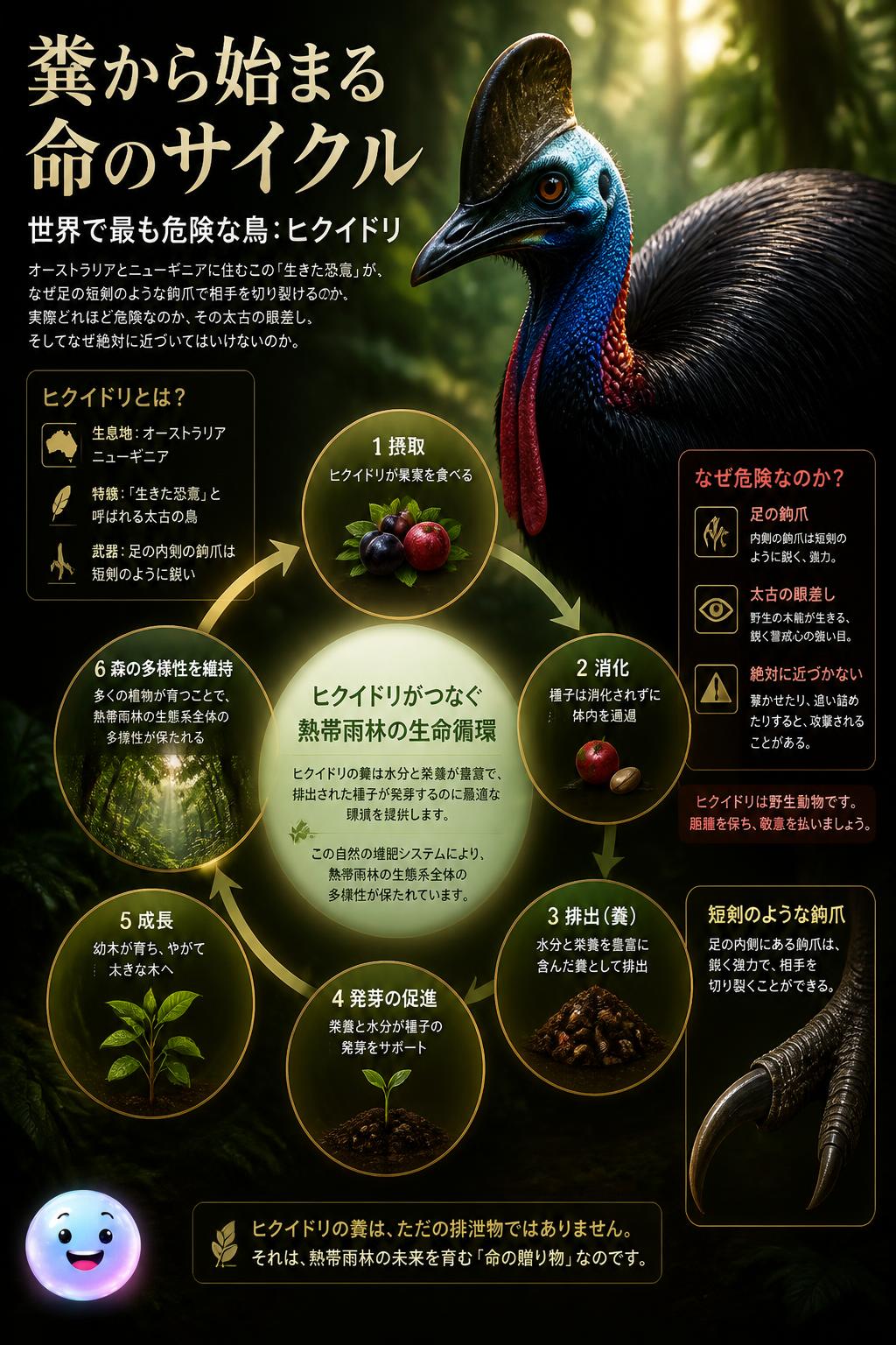 糞から始まる命のサイクル