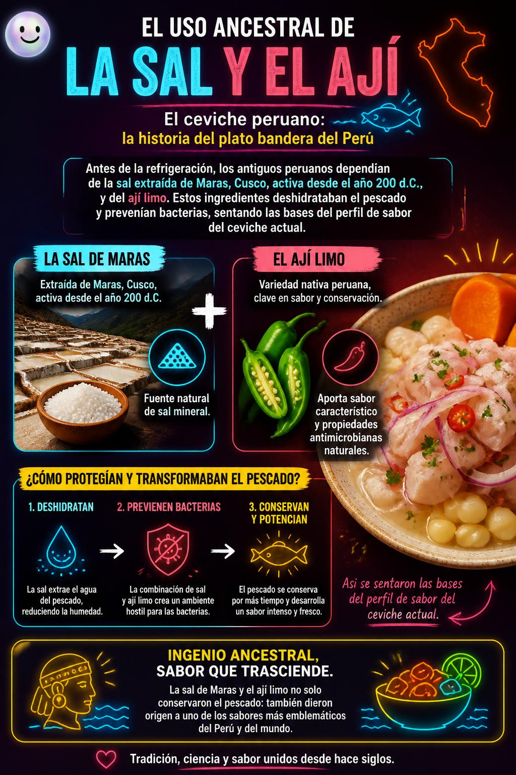 El uso ancestral de la sal y el ají