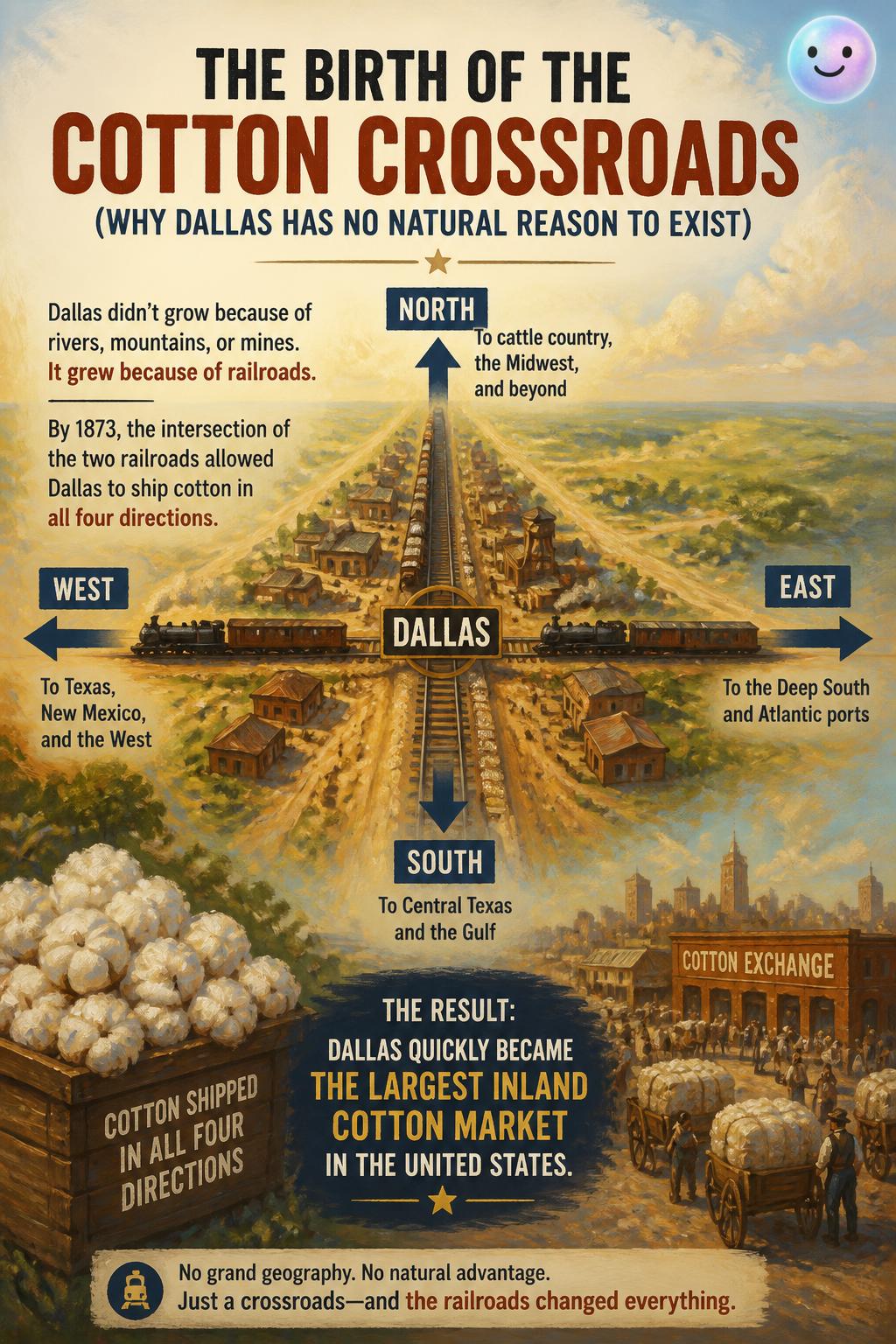 The birth of the cotton crossroads