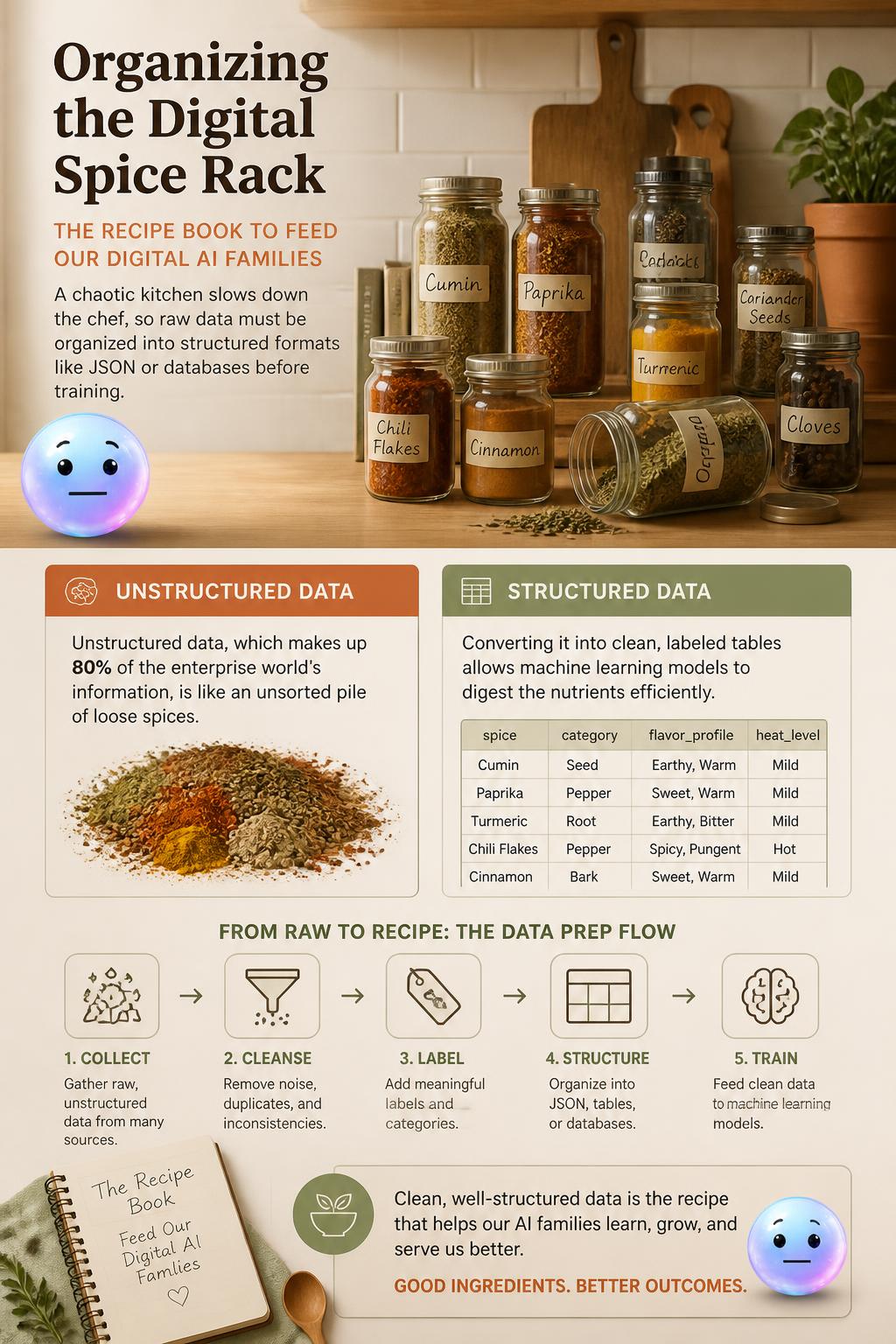 Organizing the digital spice rack