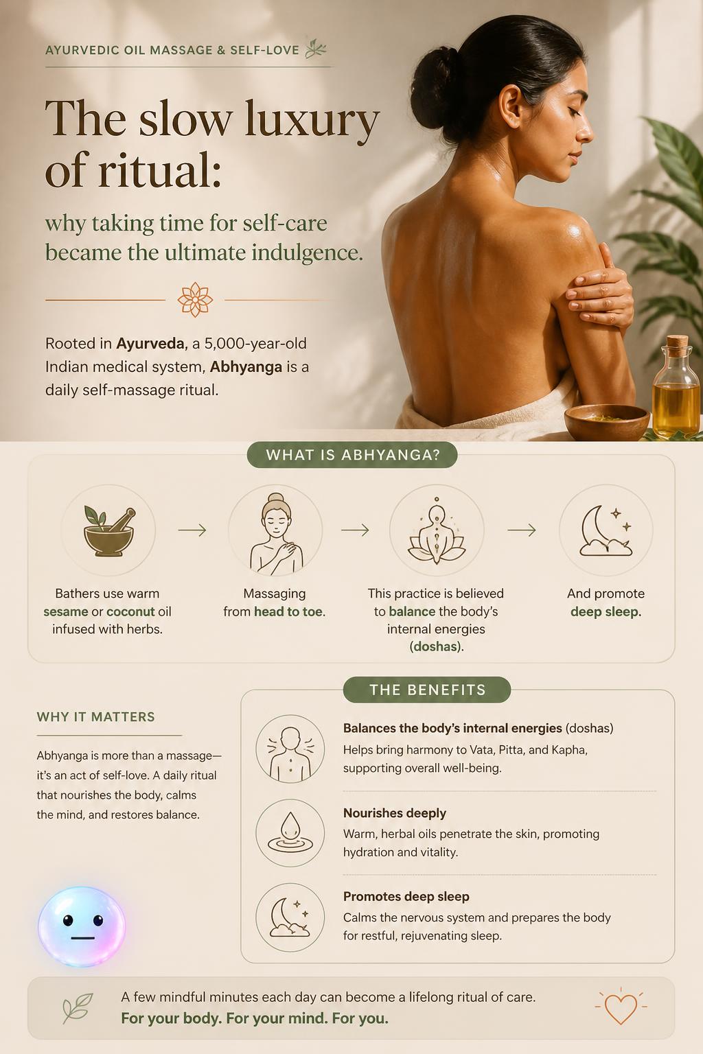 Ayurvedic oil massage and self-love