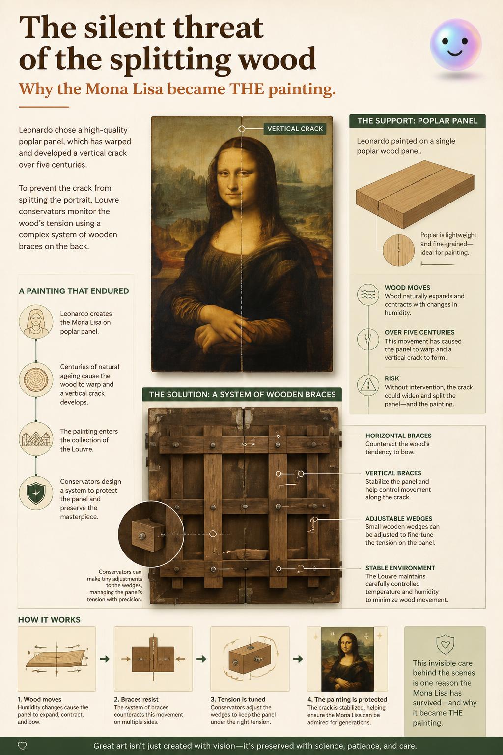 The silent threat of the splitting wood