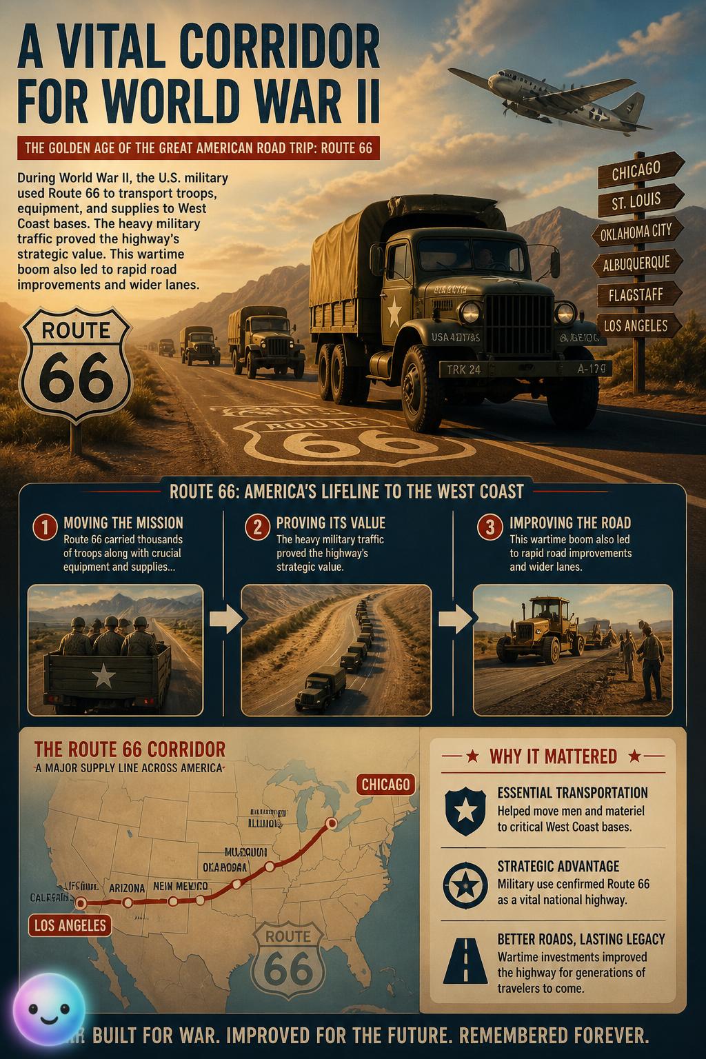 A vital corridor for World War II