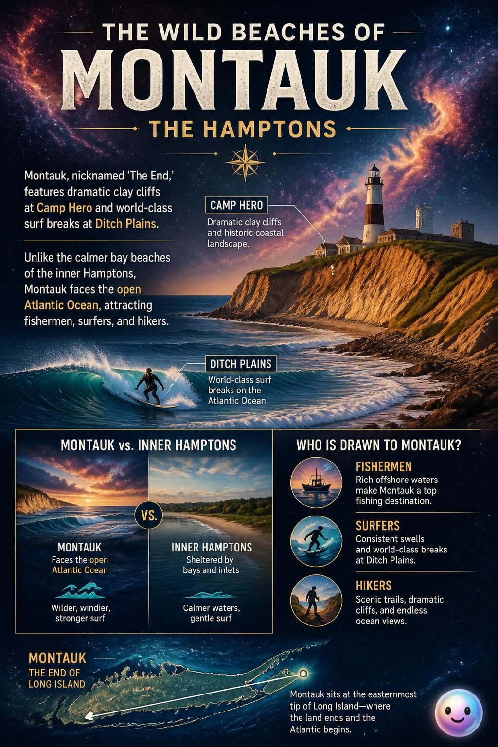The wild beaches of Montauk