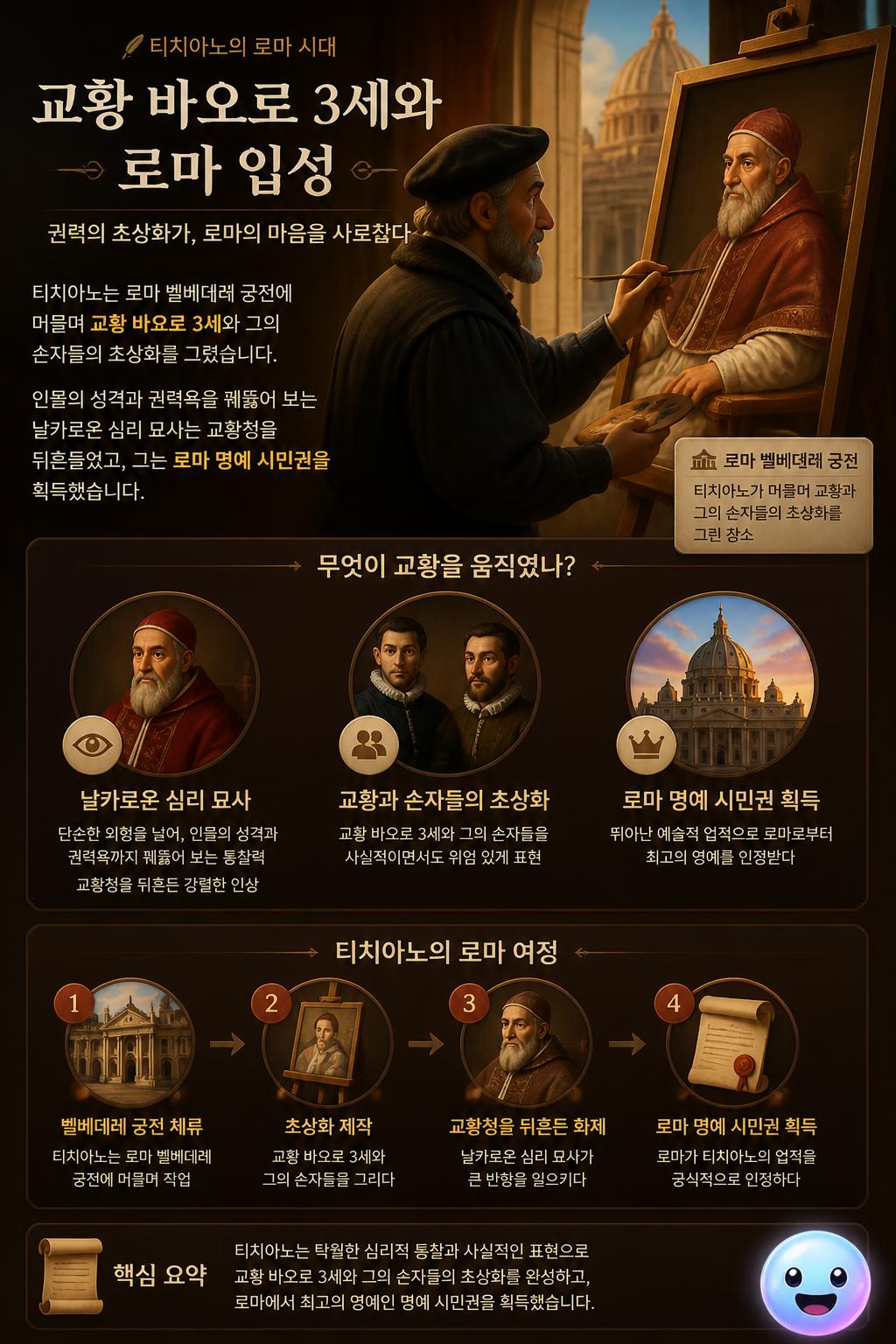 교황 바오로 3세와 로마 입성