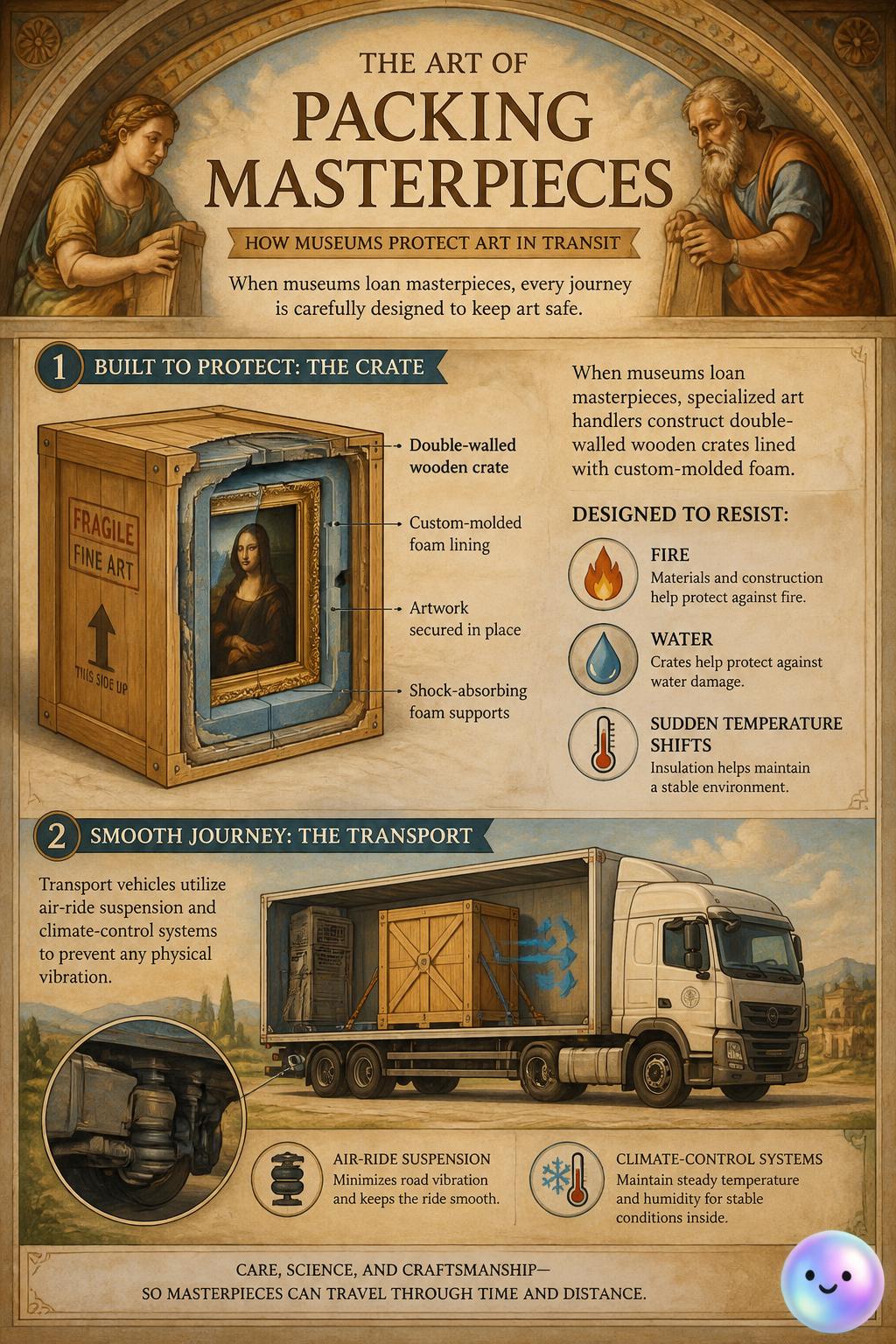 The art of packing masterpieces