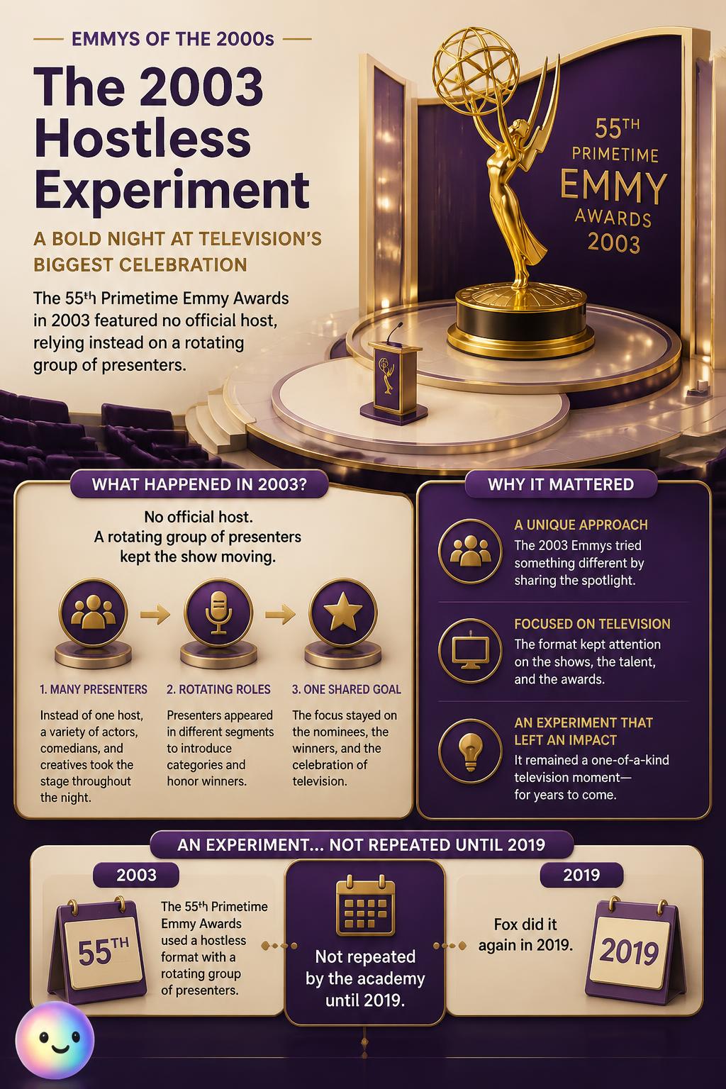 The 2003 hostless experiment