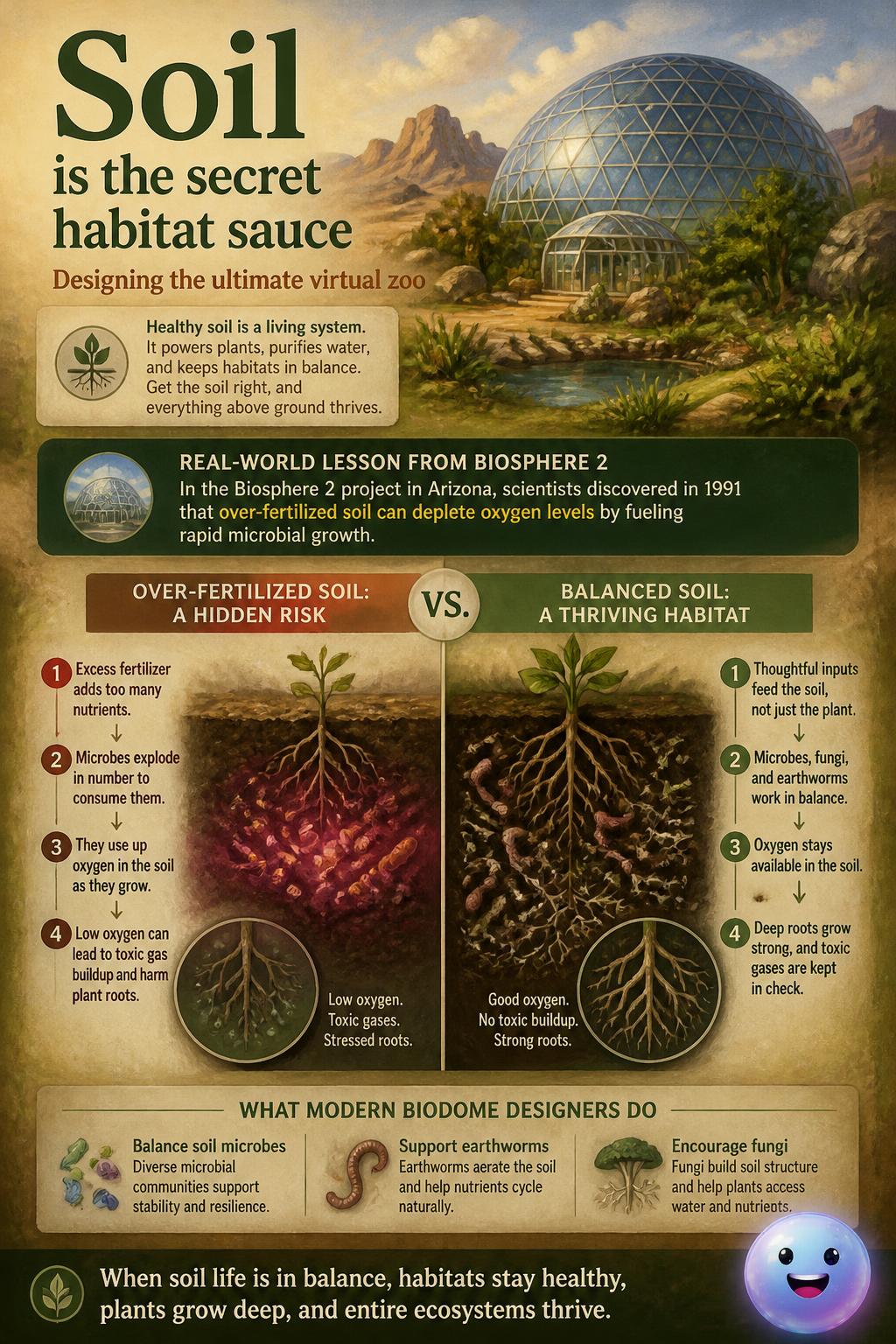 Soil is the secret habitat sauce