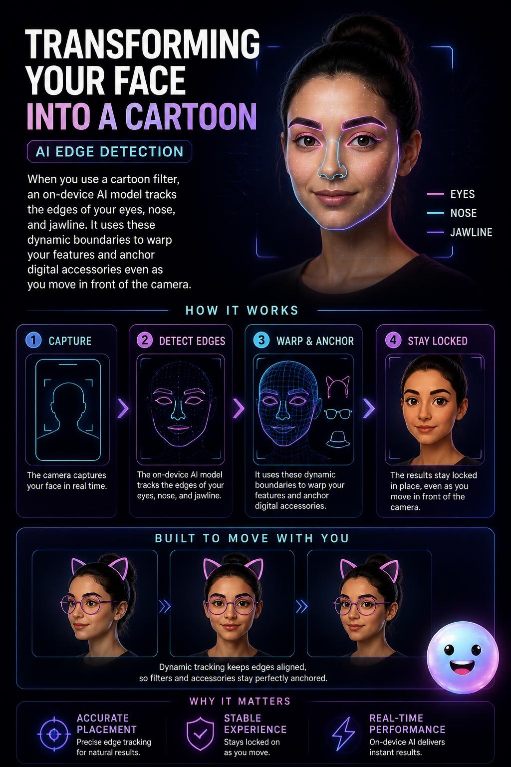 Transforming your face into a cartoon