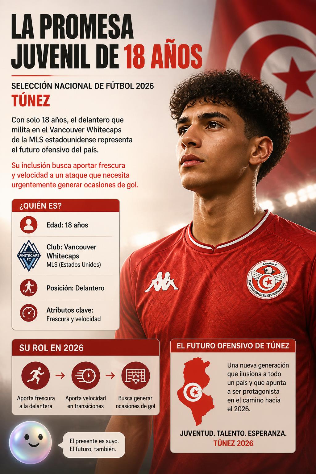 La promesa juvenil de dieciocho años