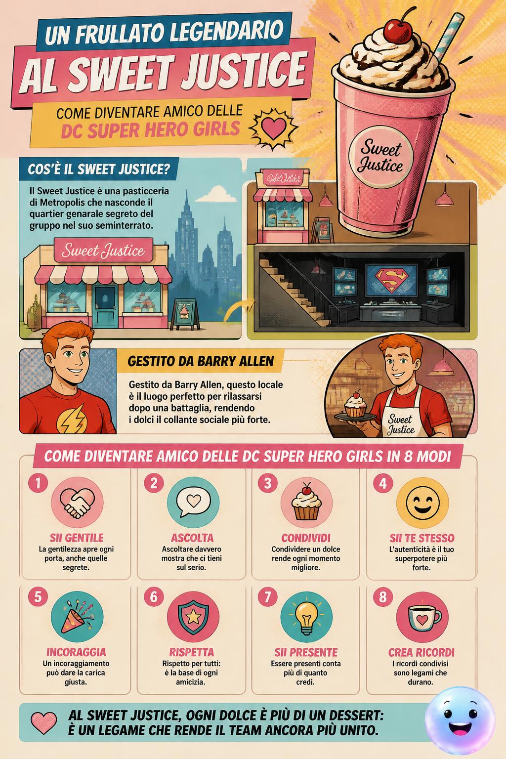 Un frullato leggendario al Sweet Justice
