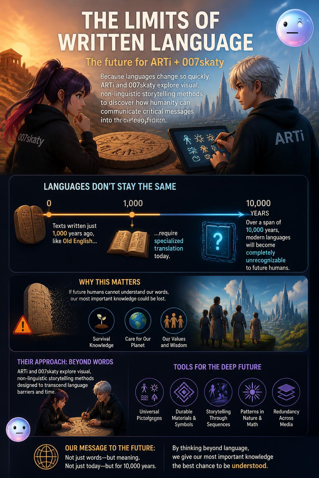 The limits of written language