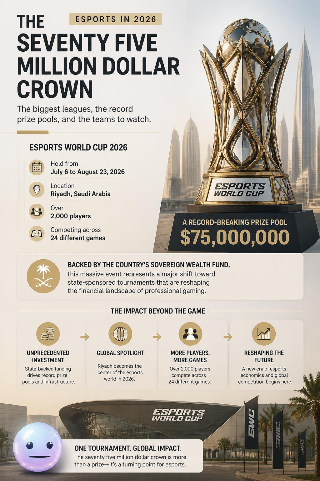 The seventy five million dollar crown