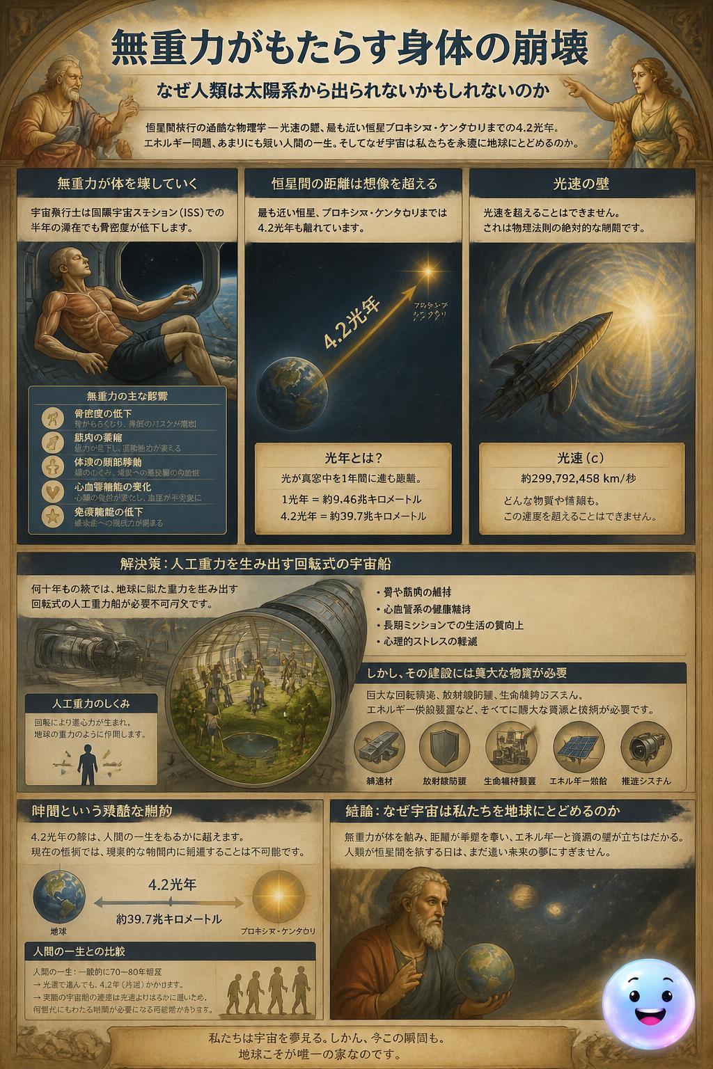 無重力がもたらす身体の崩壊