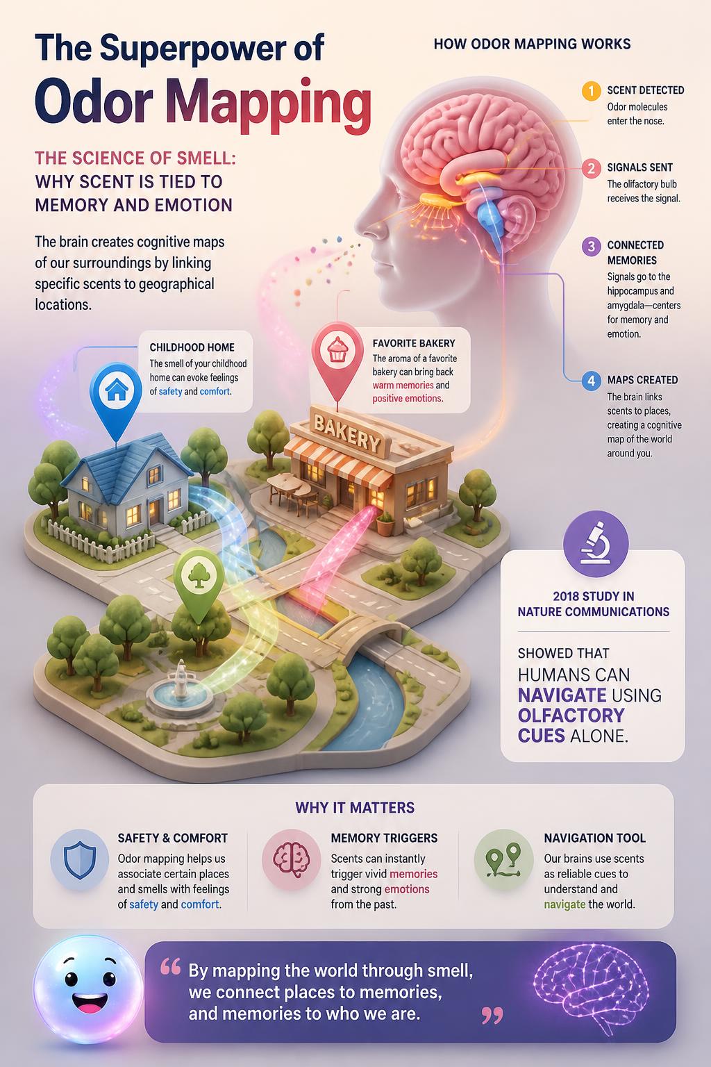 The superpower of odor mapping