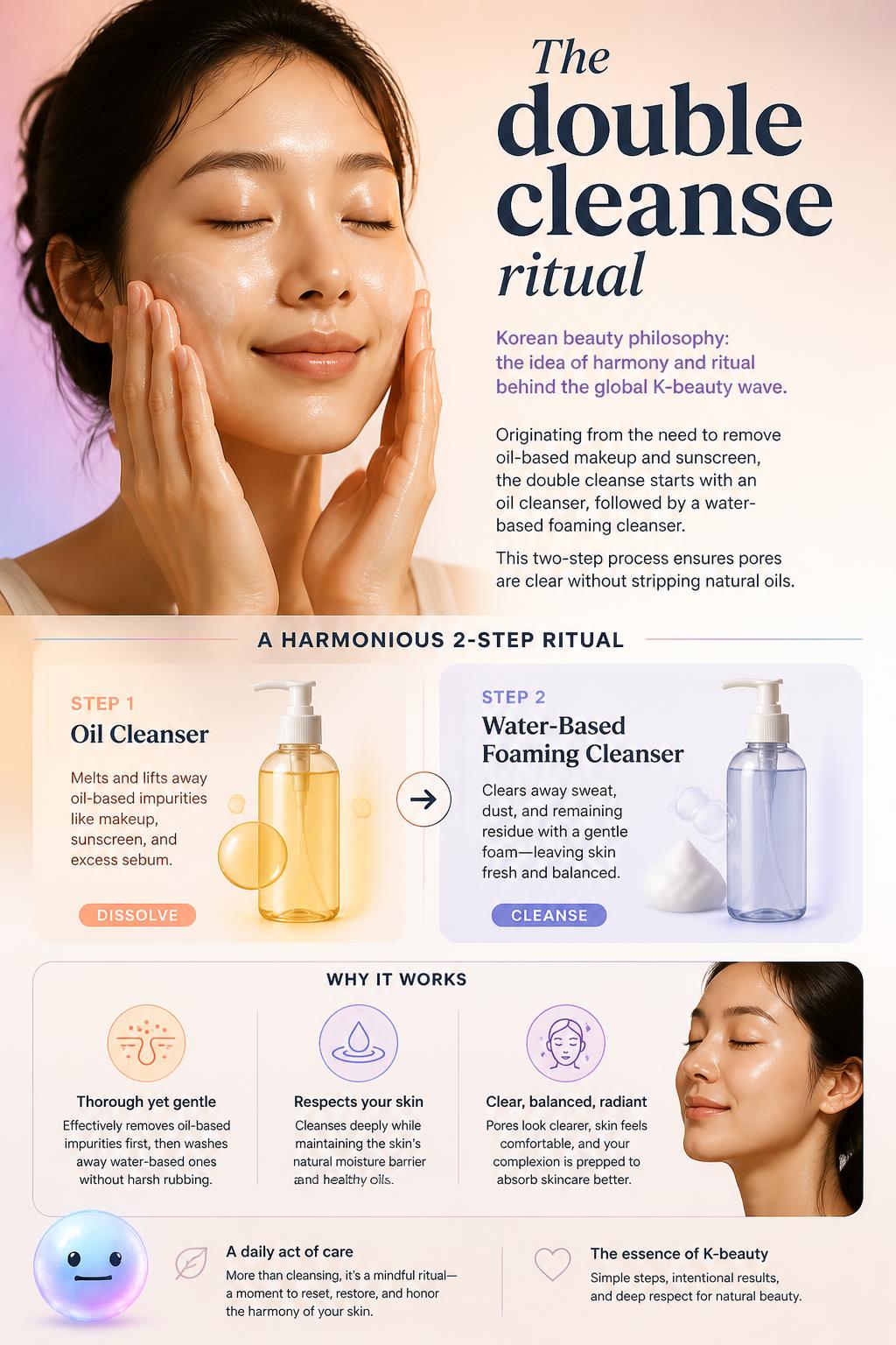 The double cleanse ritual