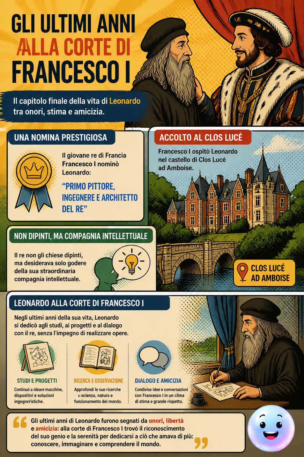 Gli ultimi anni alla corte di Francesco I