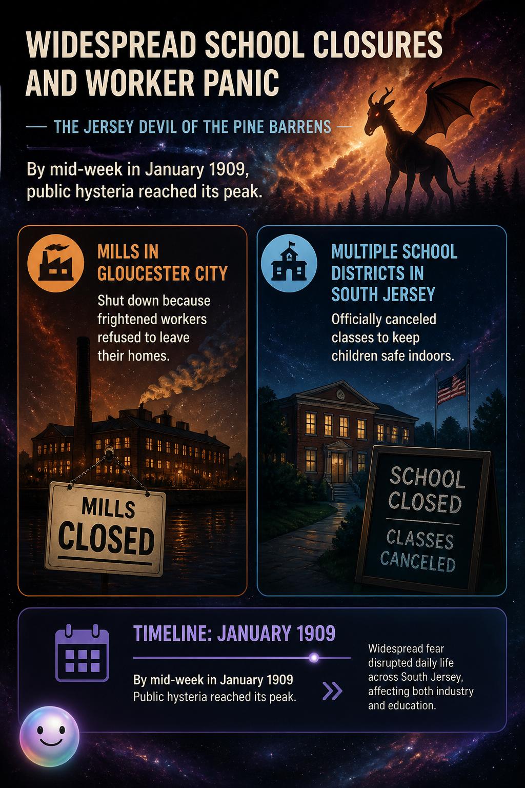 Widespread school closures and worker panic