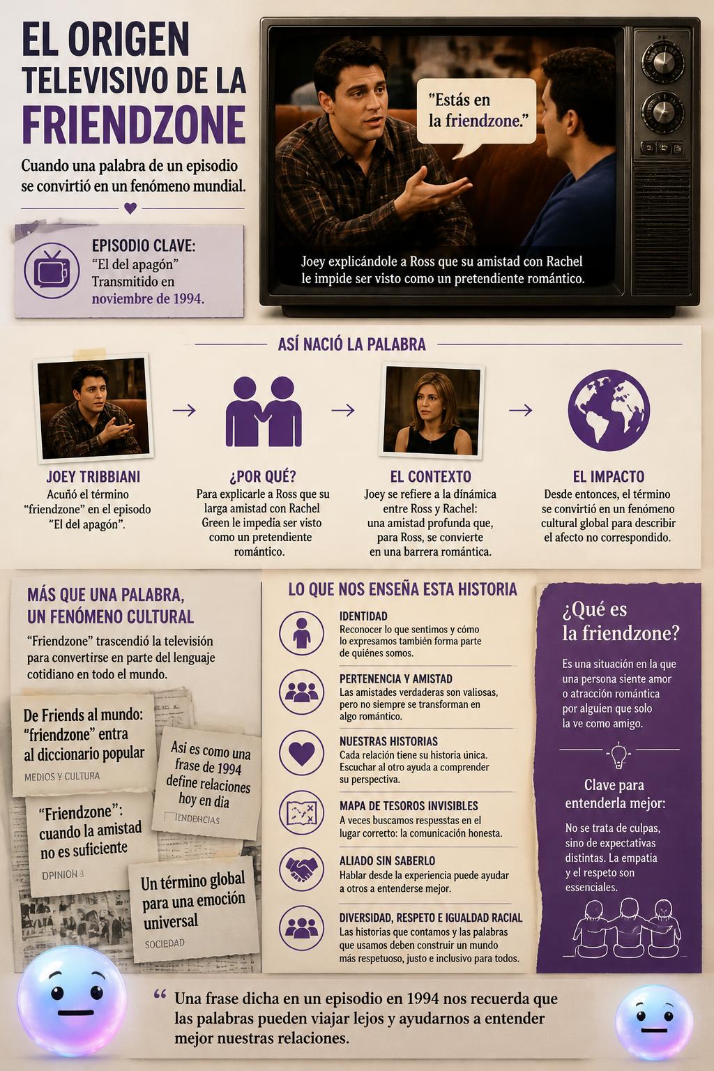 El origen televisivo de la friendzone
