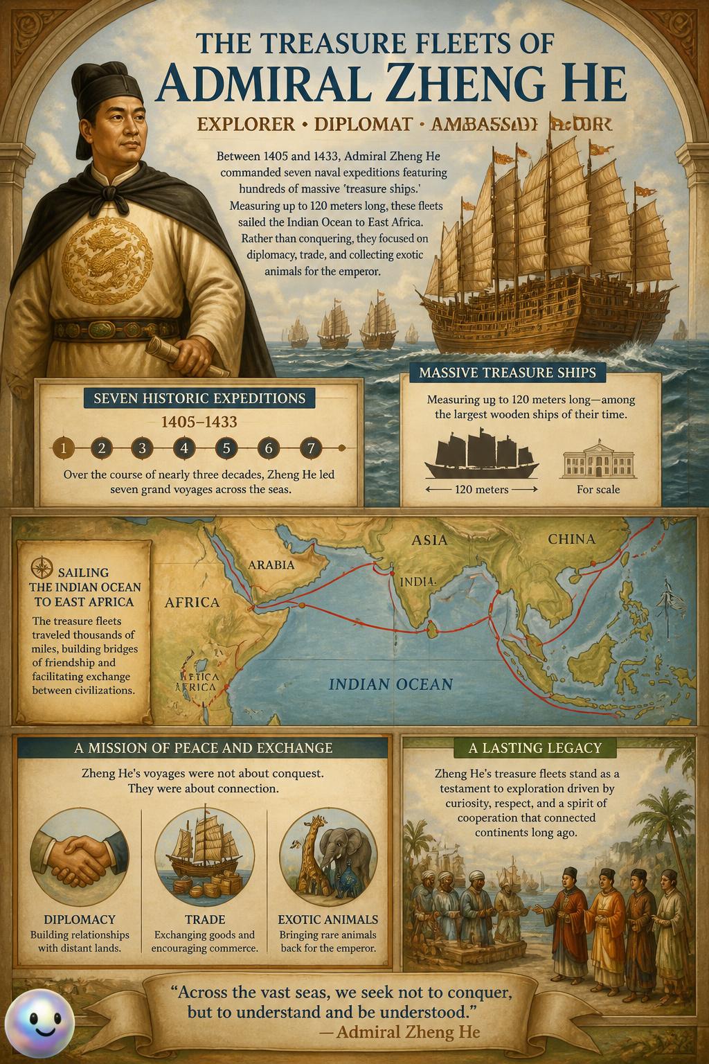 The treasure fleets of Admiral Zheng He