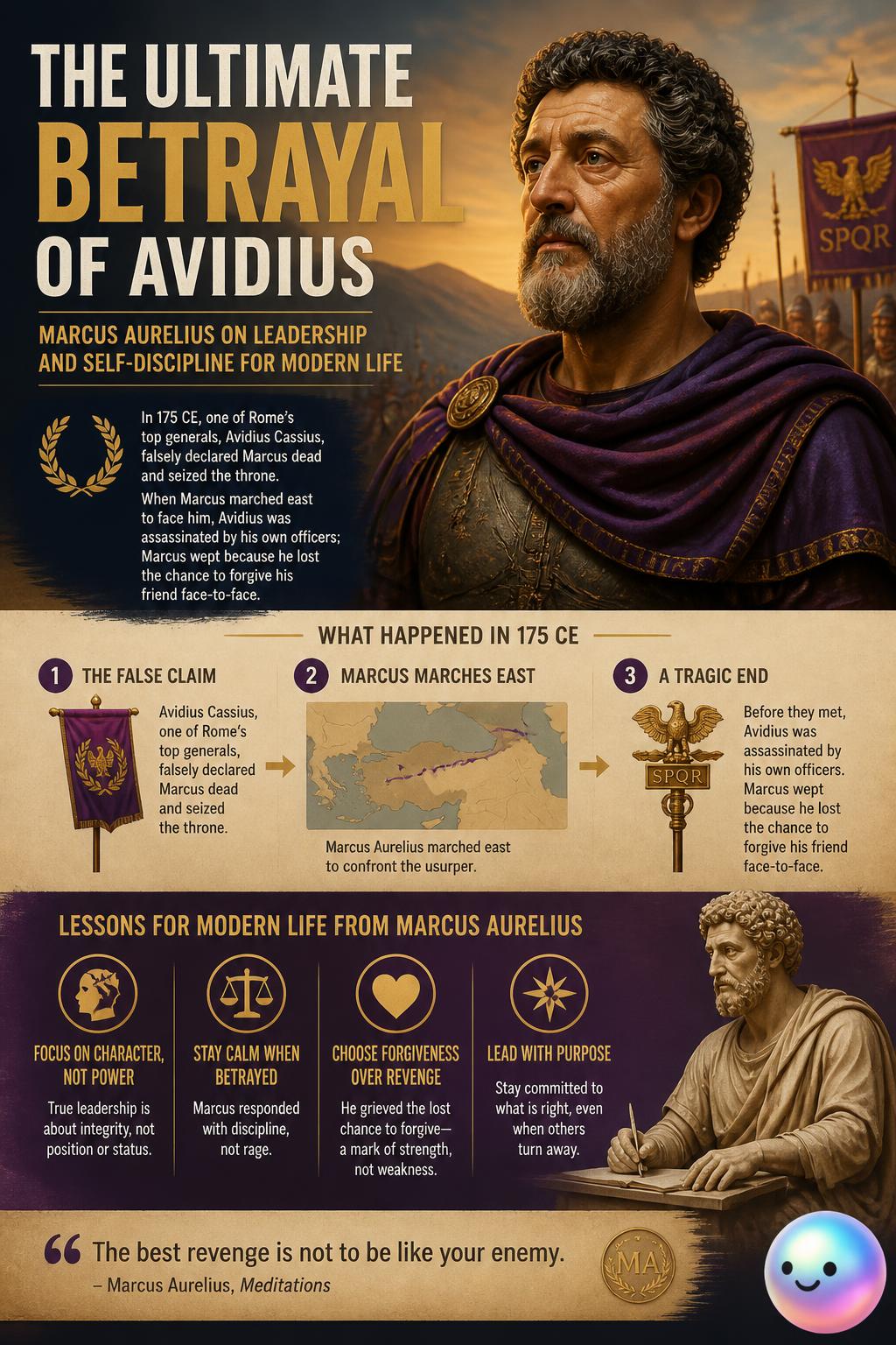 The ultimate betrayal of Avidius