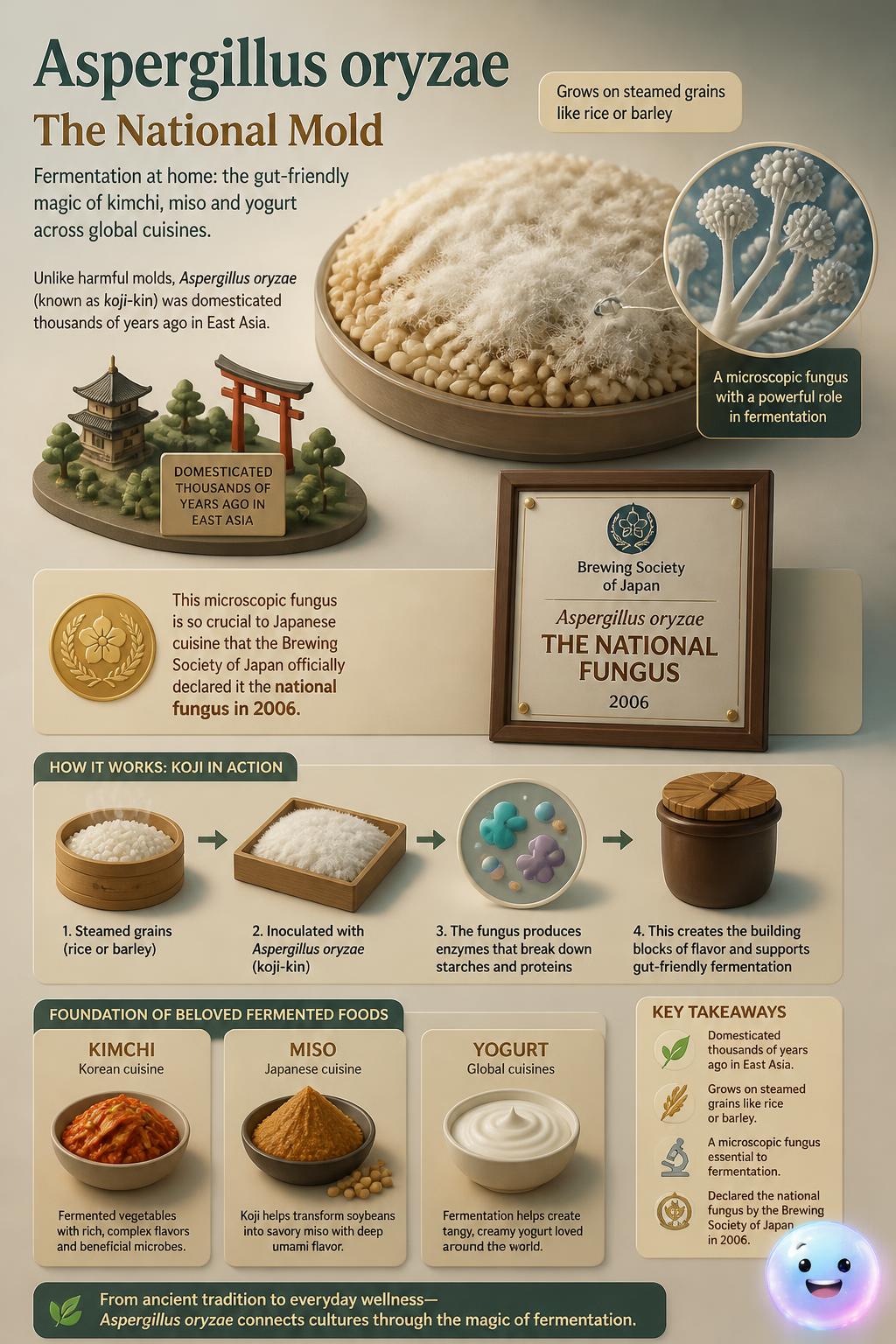 Aspergillus oryzae and the national mold