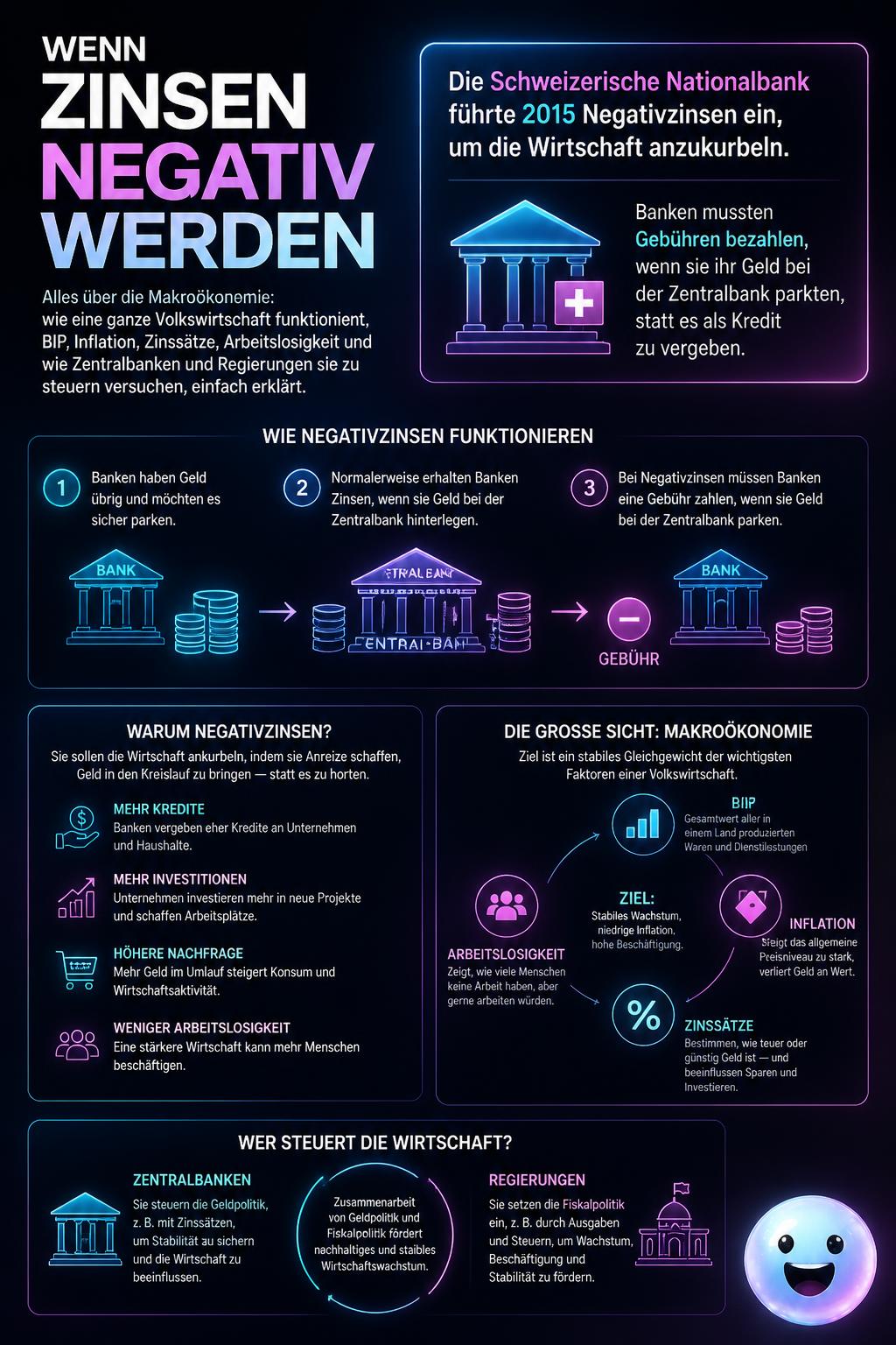 Wenn Zinsen negativ werden