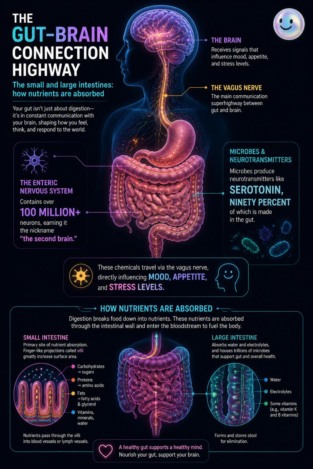 The gut-brain connection highway