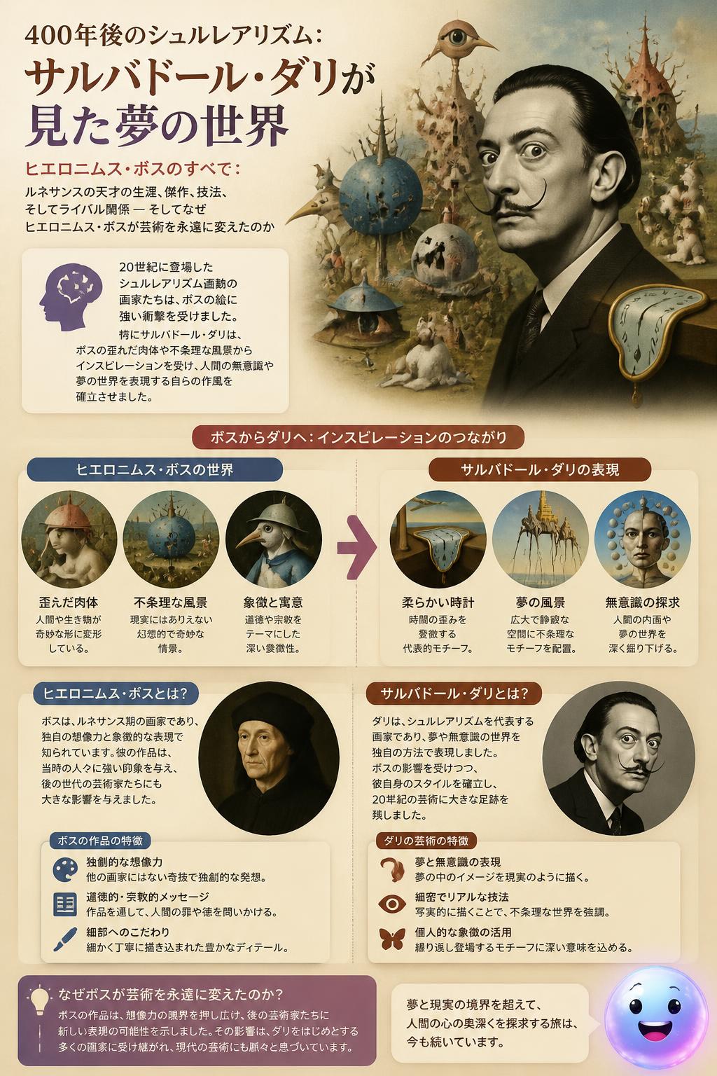400年後のシュルレアリスム：サルバドール・ダリが見た夢の世界