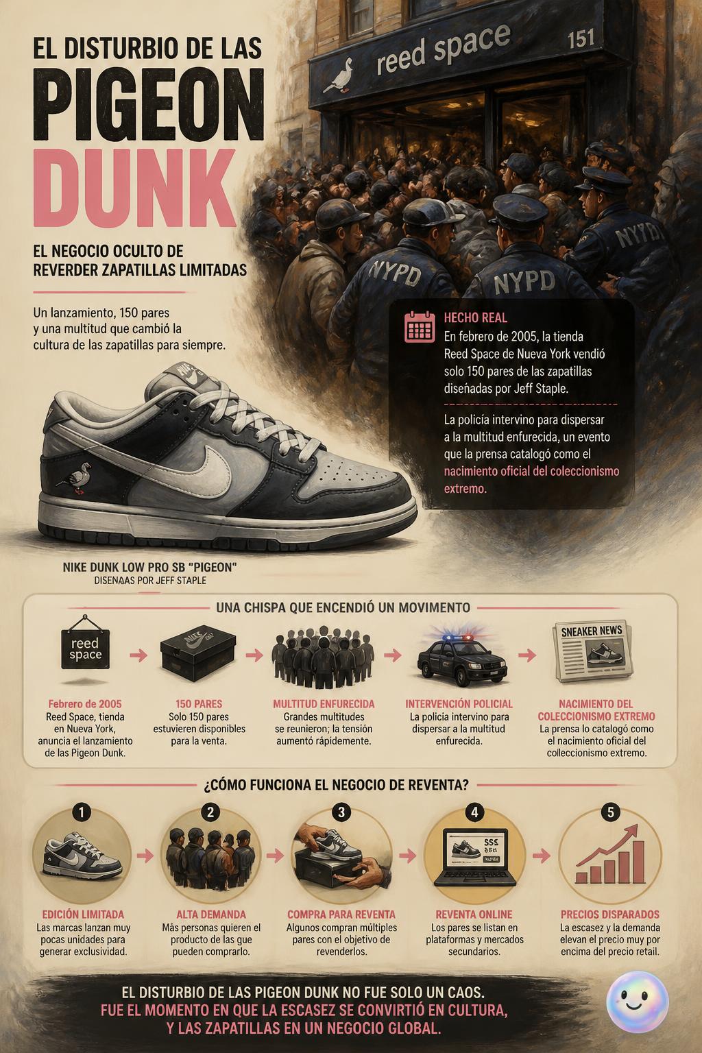 El disturbio de las Pigeon Dunk
